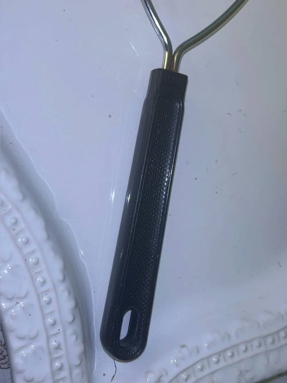Potato Masher - Home Kitchen Black-Handle Stainless Steel